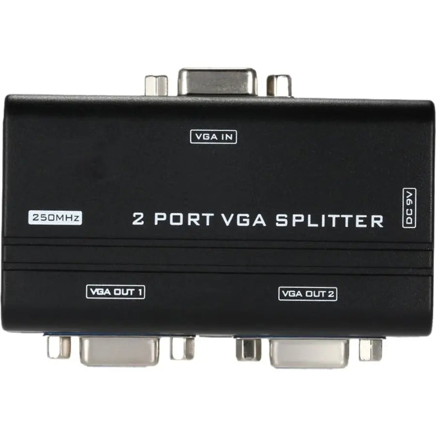 4XEM Corporation 2-Port VGA Splitter - Dual Video Output for Crystal Clear Displays