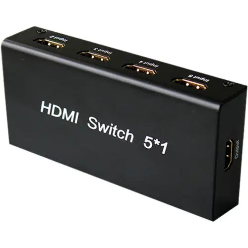 4XEM 5 Port HDMI Switch (Part #4XHDMISW5X1) for Easy Multi-Device Connectivity