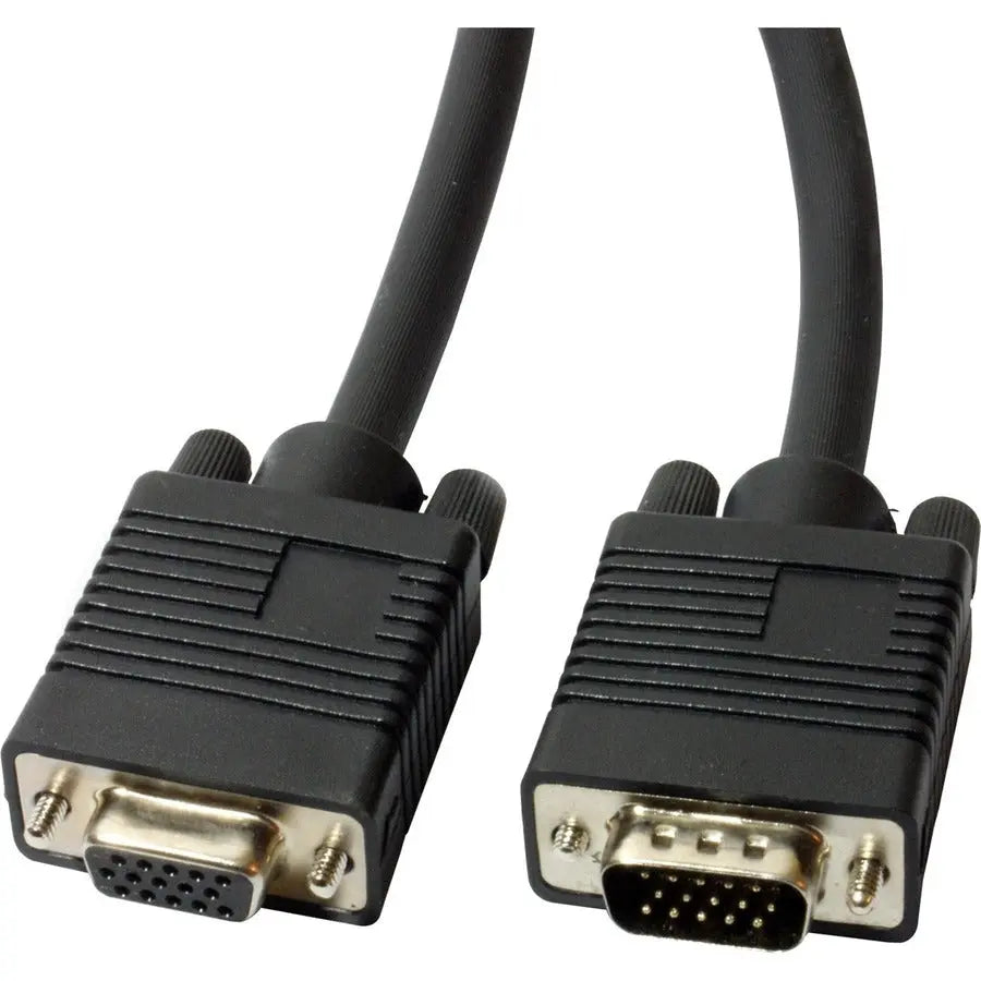 4XEM 100ft High Resolution Coax M/F VGA Extension Cable with Nickel-Plated Connectors