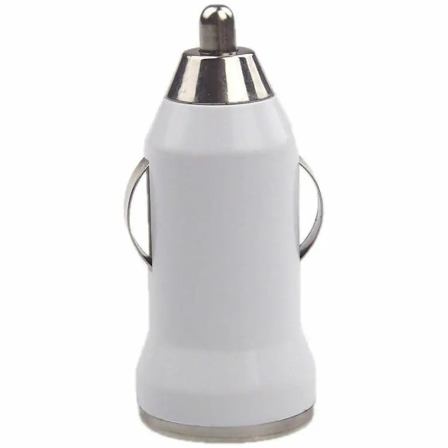 4XEM Universal USB Car Charger for iPhone, iPod, and USB Devices (White) - Part #4XMINICHARGE