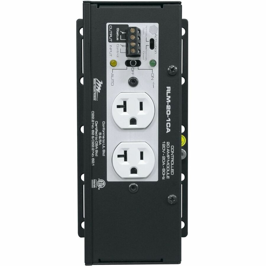 Middle Atlantic RLM-20-1CA MPR Series 20 Amp Controlled Stand-Alone Power Module