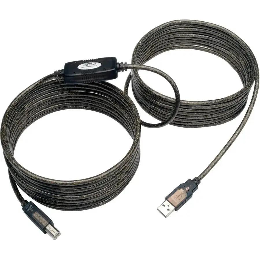 Eaton Tripp Lite Series 25ft High-Speed USB 2.0 A to B Active Repeater Cable (U042-025) by Eaton Corporation