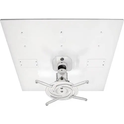 Amer Mounts Universal Drop Ceiling Projector Mount - Supports Projectors up to 30 lbs, 180° Tilt & 360° Rotation, Quick Install