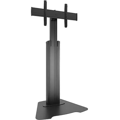Chief Fusion Large Height-Adjustable Flat Panel Mount Floor Stand - For Displays 42-86" - Black