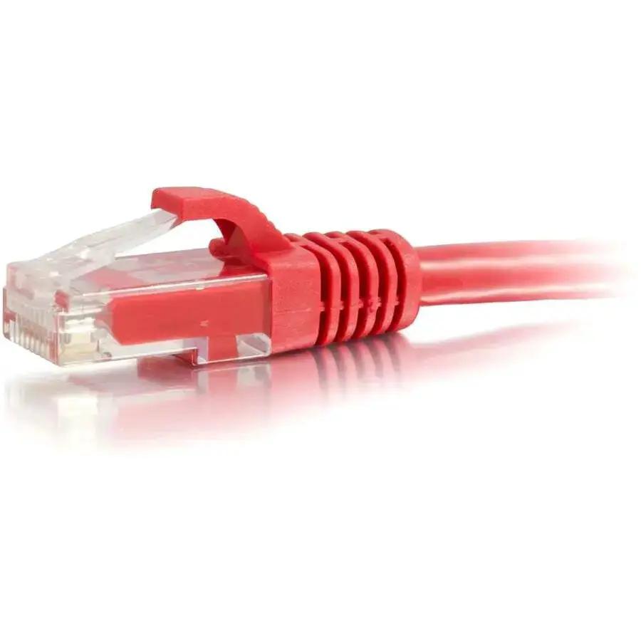 C2G 6ft Cat6 Ethernet Cable - Snagless Unshielded (UTP) - Red for Reliable Network Connectivity by Legrand Group