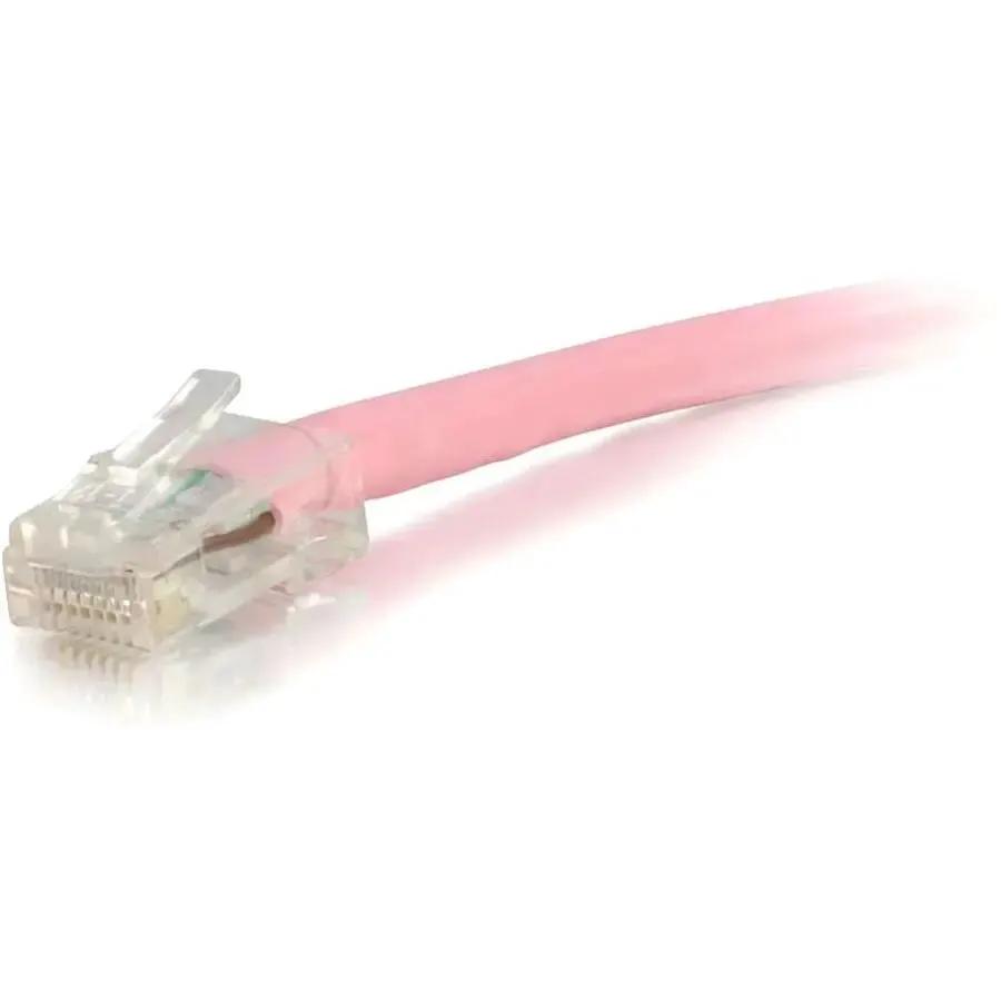 C2G 30 ft Cat6 Non-Booted UTP Unshielded Network Patch Cable - Pink by Legrand Group
