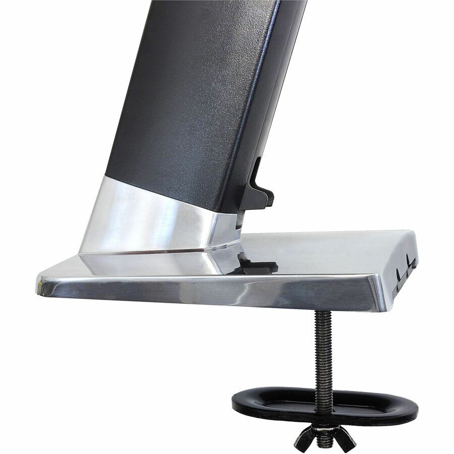 Ergotron Grommet Mount for WorkFit-A – Polished Aluminum with Black Finish