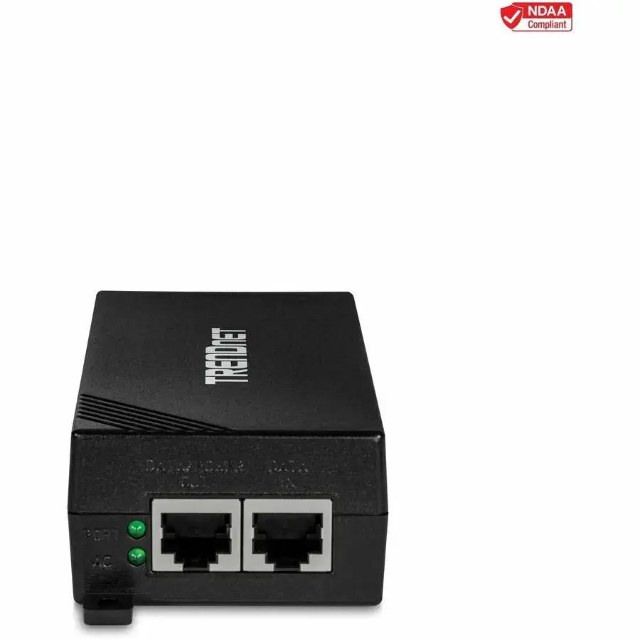 TRENDnet TPE-115GI Gigabit PoE+ Injector for Network Expansion and Power Delivery by TRENDnet