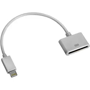 4XEM Lightning to 30-Pin Adapter Cable for iPhone, iPod, and iPad – White