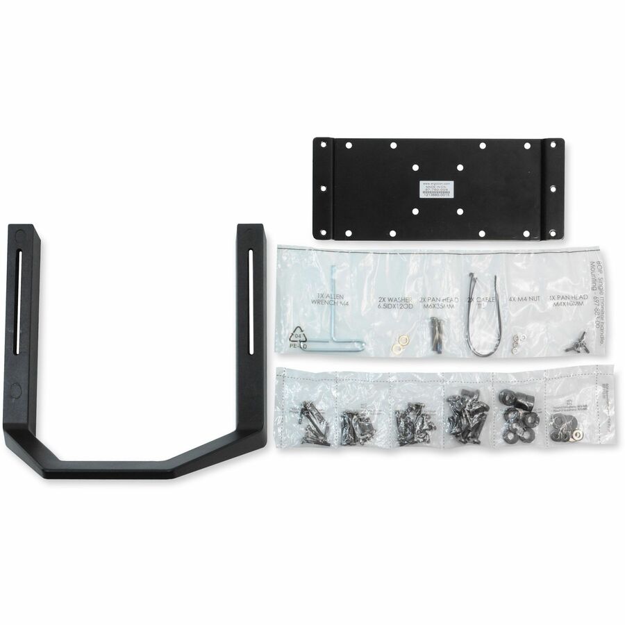 Ergotron Mounting Plate for Monitor Mounts and Display Arms - Black, Part 97-760-009