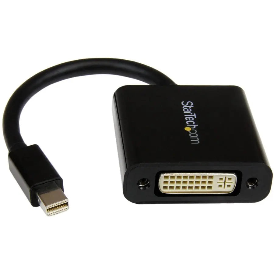 StarTech.com Mini DisplayPort to DVI Adapter MDP2DVI3 – 1080p Video, Passive, for MacBook, Surface, NUC, and More