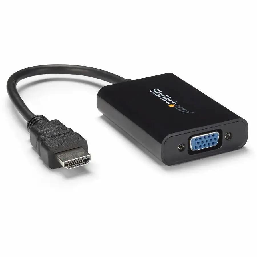 StarTech.com HD2VGAA2 HDMI to VGA Adapter with Audio — Supports 1080p Resolution by StarTech.com