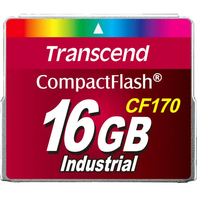 Transcend CF170 16GB CompactFlash Card - High-Speed Data Transfer for Industrial and Outdoor Applications