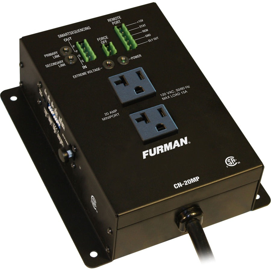 Furman Contractor Series CN-20MP SmartSequencer – 20 Amp Intelligent Power Management Solution