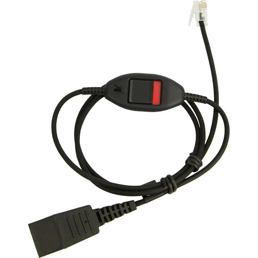 Jabra Mute Cord for LINK 850 Headset - 1 Meter with Mute Switch and Quick Disconnect