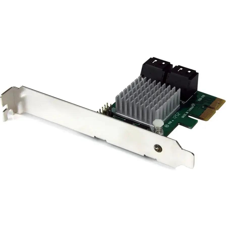 StarTech.com PEXSAT34RH 4 Port PCI Express SATA III 6Gbps RAID Controller Card with HyperDuo SSD Tiering by StarTech.com