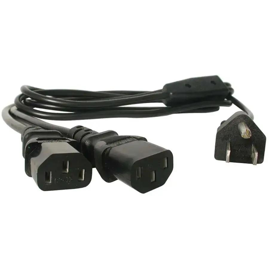 StarTech.com 6ft Computer Power Cord PXT101Y - NEMA 5-15P to 2x C13 Y Splitter, 125V, 10A, 18AWG by StarTech.com