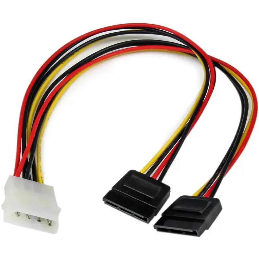 StarTech.com PYO2LP4SATA 12in LP4 to Dual SATA Power Y Cable Adapter by StarTech.com