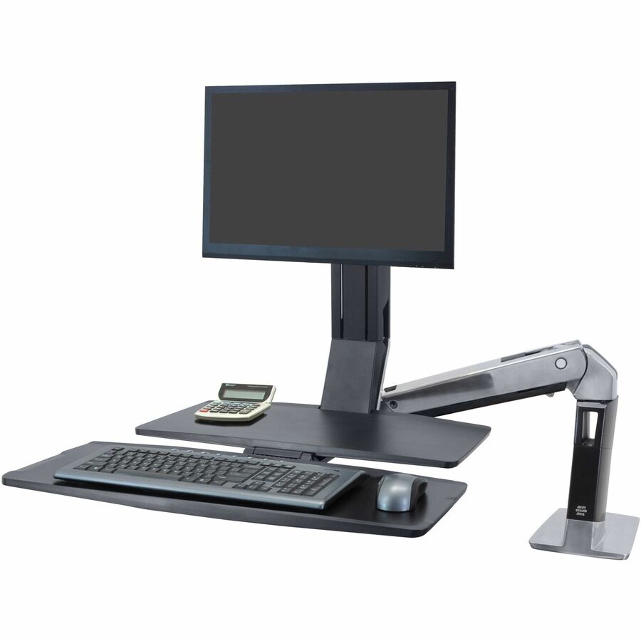 Ergotron WorkFit-A Desk Mount with Worksurface for Monitors and Accessories