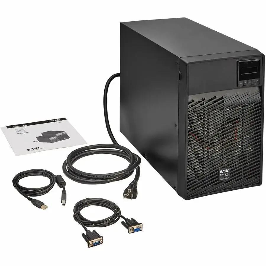 Eaton Corporation Tripp Lite SmartOnline SU2200XLCD 1960VA Tower UPS with LCD Display and Network Management by Eaton Corporation