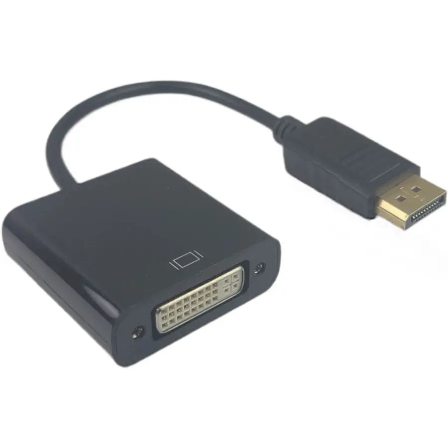 4XEM 10 inch DisplayPort Male to DVI-I Female Adapter Cable – Seamless 1080p Video Connection