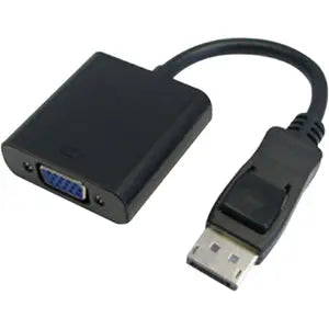 4XEM DisplayPort to VGA Adapter Cable - 10-inch, Supports 1920x1200 Resolution, Compatible with Laptops, Desktops, and Tablets