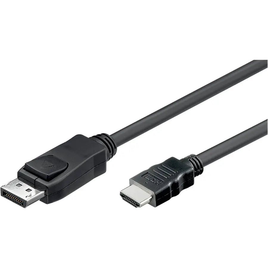 4XEM DisplayPort to HDMI Cable - 6 Feet, Gold-Plated Connectors, RoHS Compliant