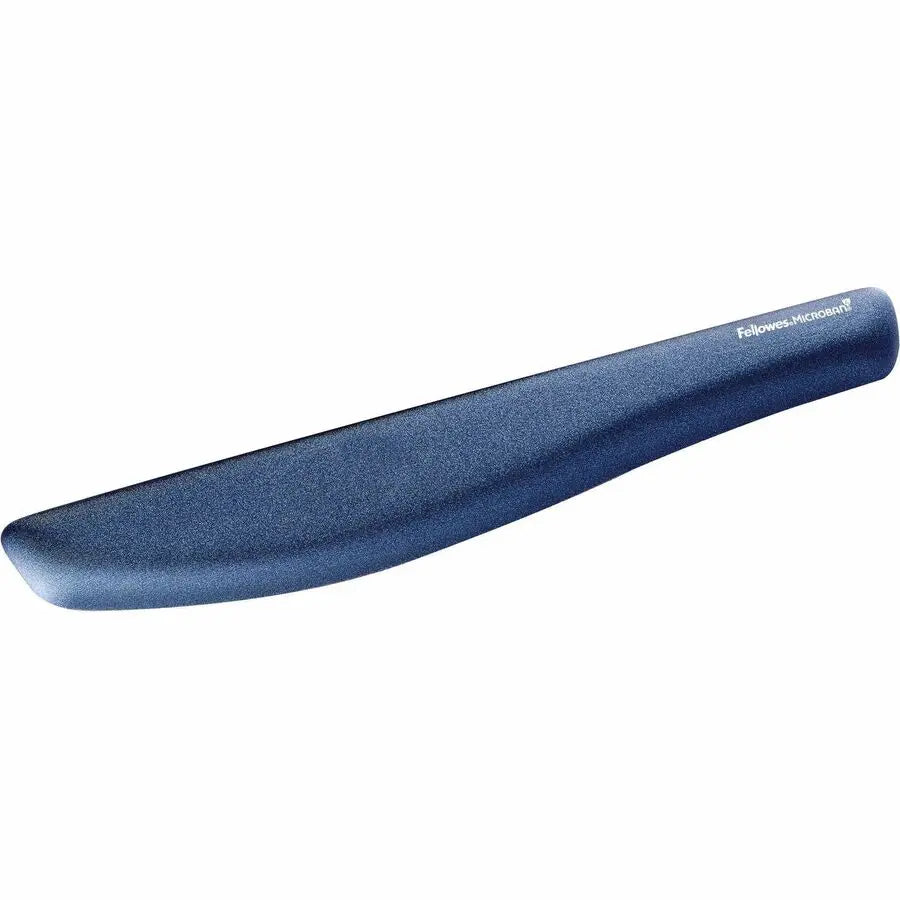 Fellowes PlushTouch Foam Keyboard Wrist Rest with Microban Technology - Blue (9287401)
