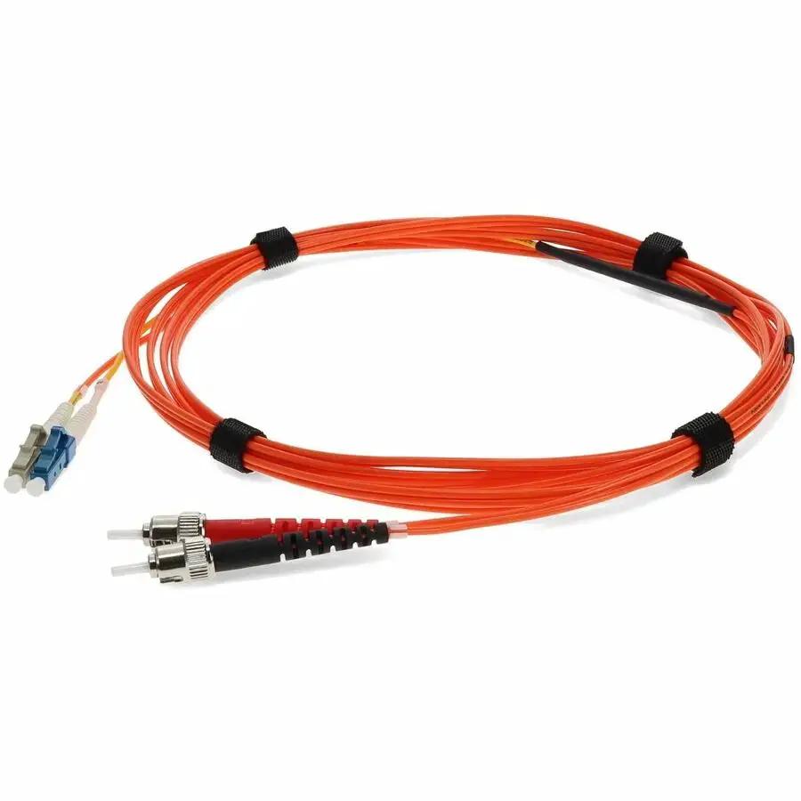 AddOn 3m LC (Male) to ST (Male) Orange Fiber Mode Conditioning Patch Cable by AddOn
