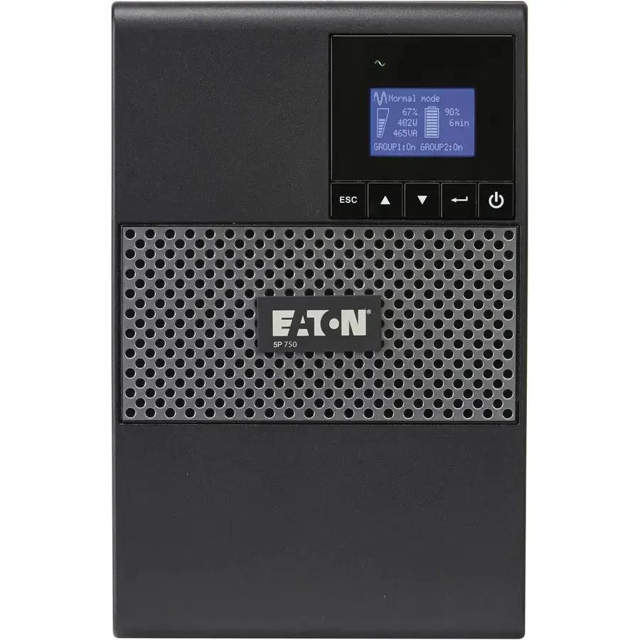 Eaton 5P UPS 750VA Battery Backup Tower with 600W Power and Network Management by Eaton Corporation