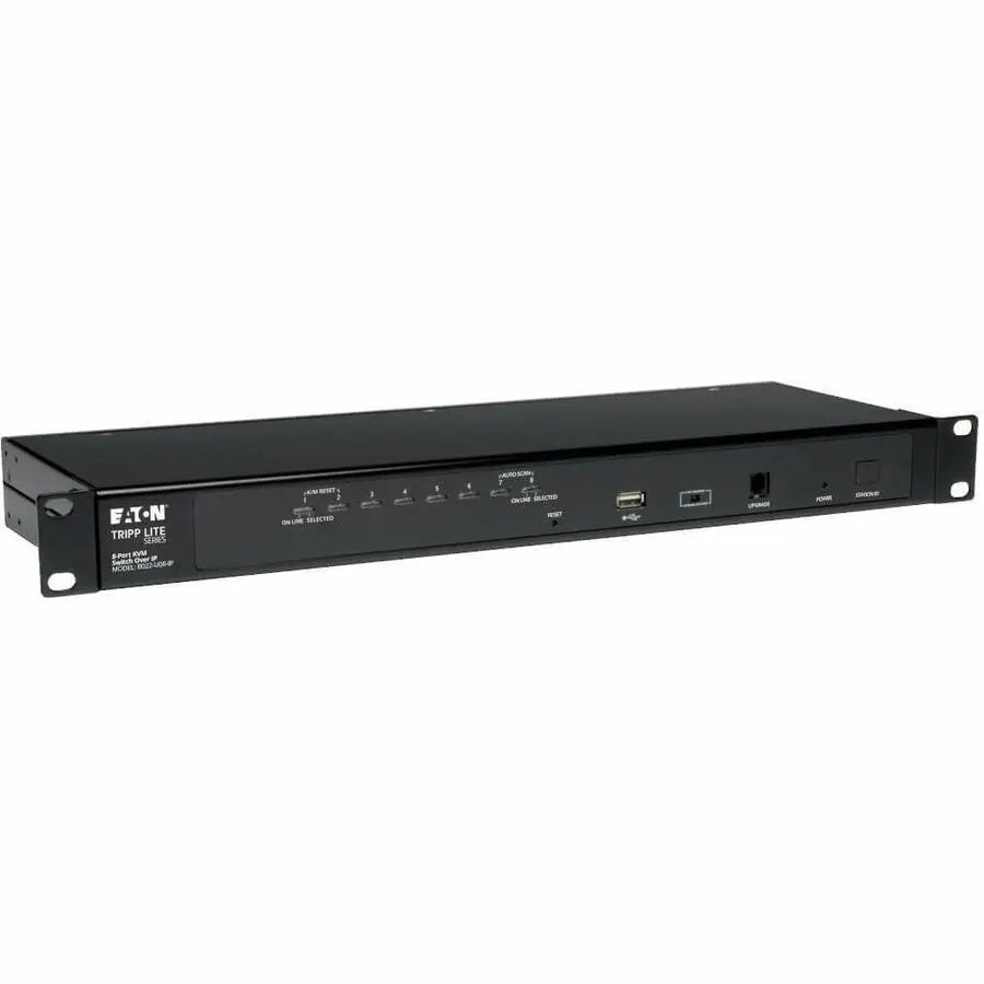 Eaton Corporation B022-U08-IP 8-Port Rackmount IP KVM Switch with Built-in Web Interface
