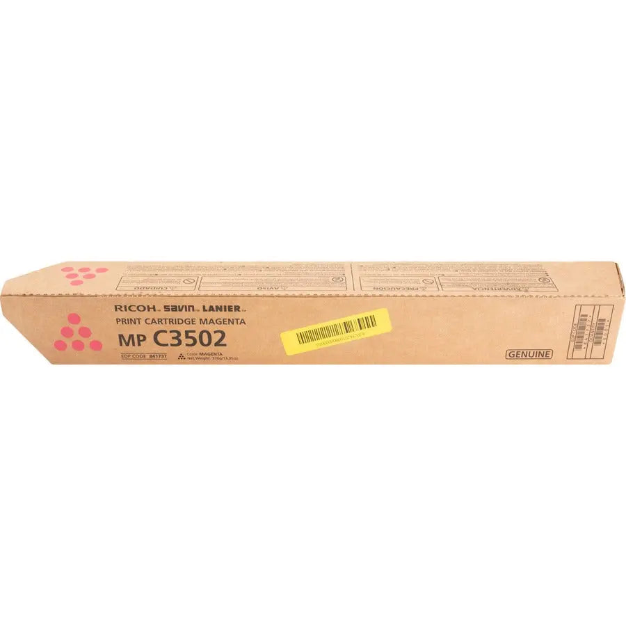Ricoh Original Magenta Toner Cartridge Part 841737 for Ricoh Aficio MPC3002 and MPC3502
