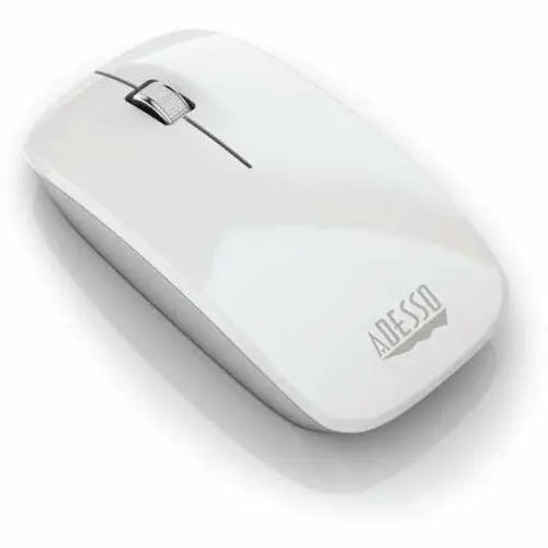 Adesso iMouse M300W Bluetooth Optical Mouse – Wireless, Ergonomic, 30 ft Range, White