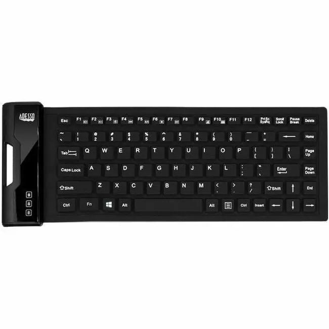 Adesso AKB-212UB Antimicrobial Waterproof Flex Keyboard (Mini Size) for Travel and Medical Use