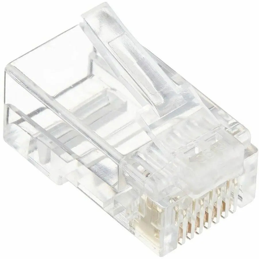 4XEM 100 Pack Cat6 RJ45 Ethernet Connectors - Reliable Network Plugs for Solid and Stranded Cables