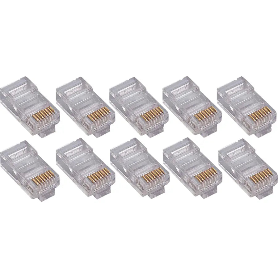 4XEM 50 Pack Cat6 RJ45 Ethernet Connectors - Reliable Network Plugs for Solid and Stranded Cables