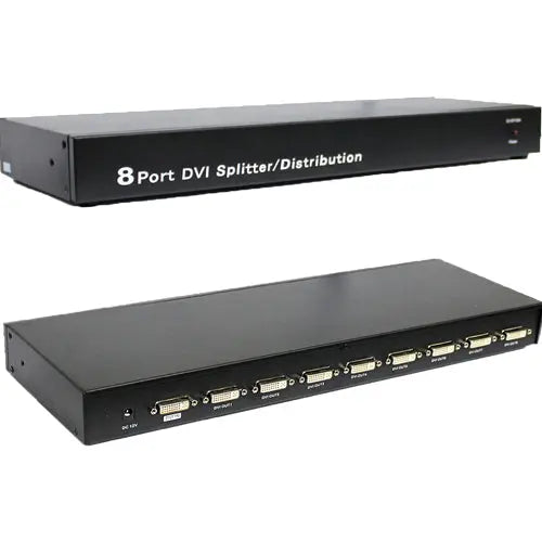 4XEM 8-Port DVI Video Splitter 1900x1200 – Multi-Display Signal Distribution Solution