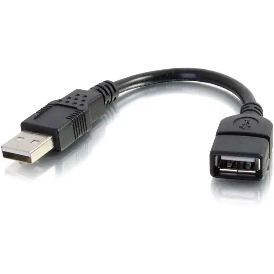 C2G 6-Inch USB 2.0 A Male to A Female Extension Cable by Legrand Group