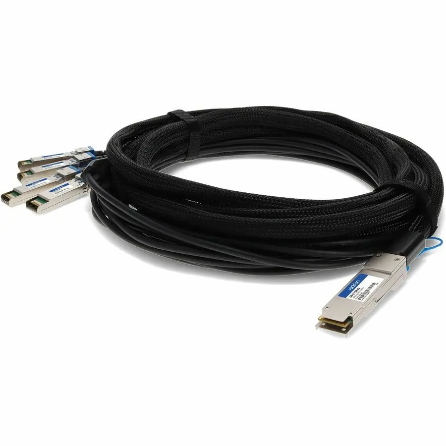 AddOn Arista Networks CAB-Q-S-2M Compatible 40GBase-CU QSFP+ to 4xSFP+ Passive Copper Direct Attach Cable, 2 Meters