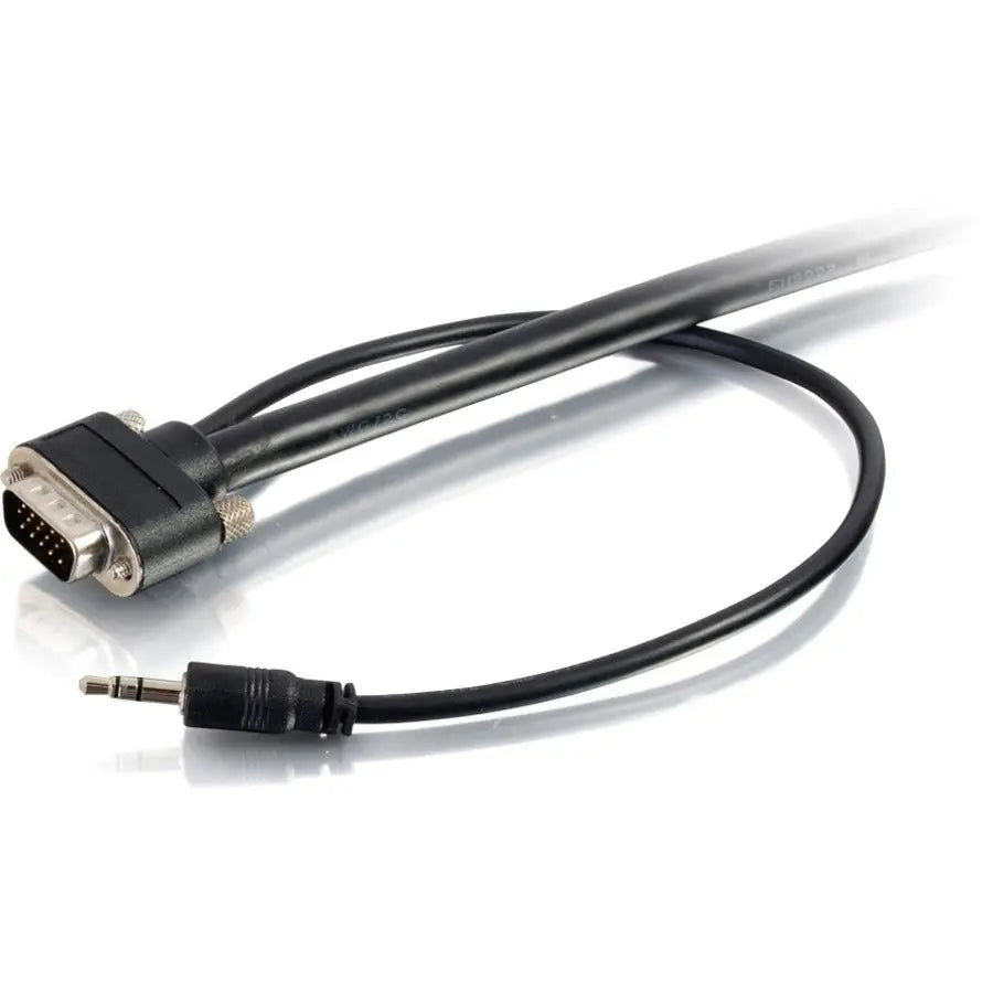 Legrand Group C2G 15ft Select VGA + 3.5mm Stereo Audio A/V Cable M/M for High-Resolution Home and Commercial Use