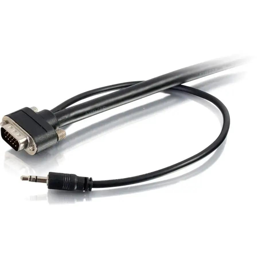 C2G 15ft Select VGA and 3.5mm Stereo Audio A/V Cable – In-Wall CMG-Rated by Legrand Group