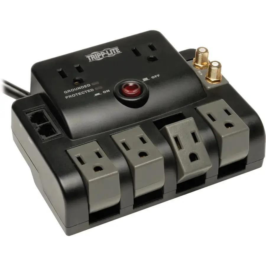 Eaton Tripp Lite Protect It! TLP606RNET Surge Protector with 6 Outlets and 1440 Joules Protection by Eaton Corporation