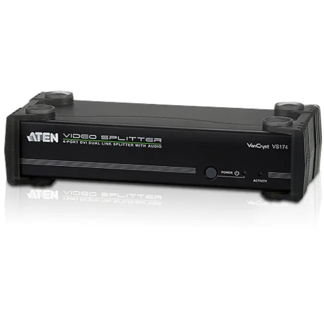 ATEN Technology VS174 VanCryst 4-Port DVI Dual Link Splitter with Audio