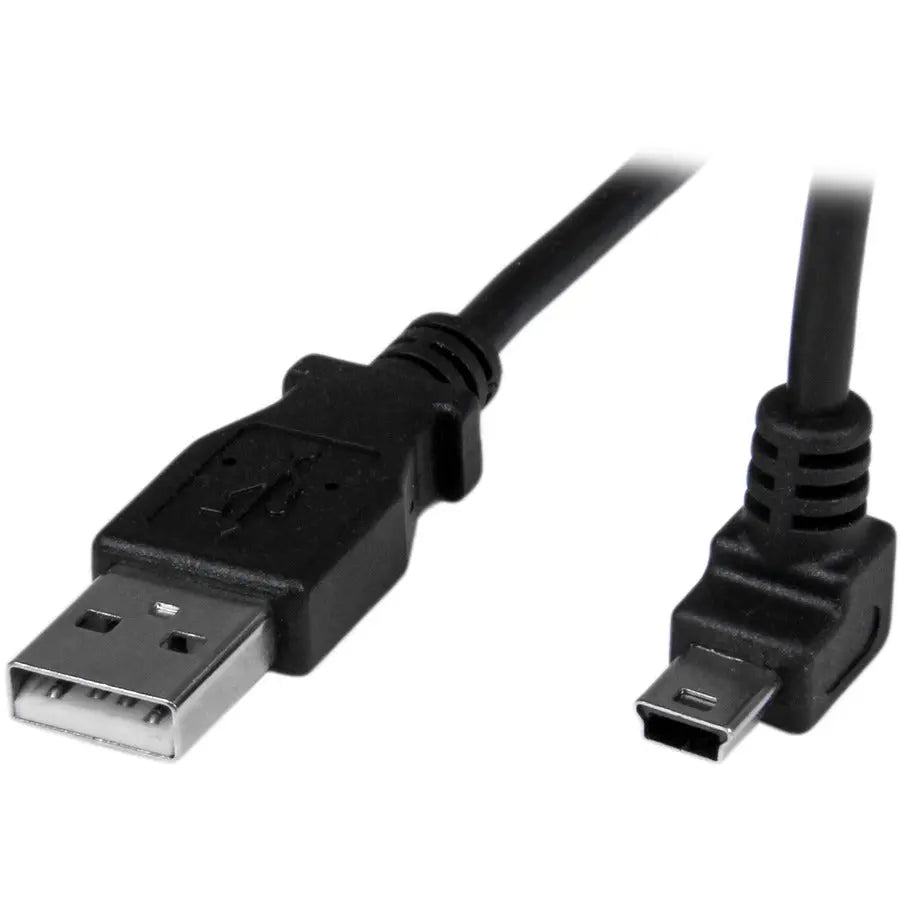 StarTech.com 1m USB to Up Angle Mini USB Cable - A to Mini B for Smartphones & Devices