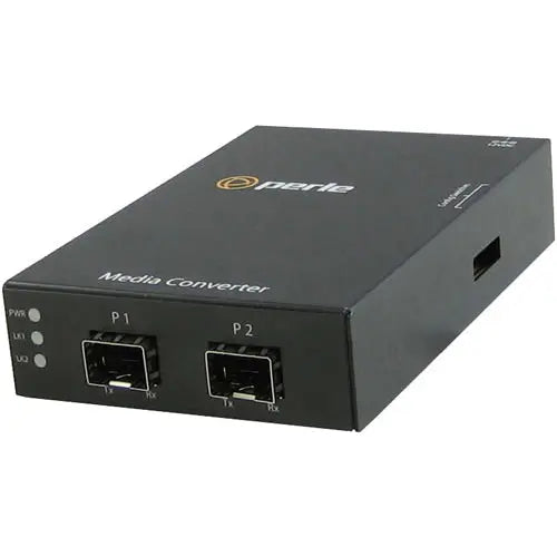 Perle Systems, Inc S-4GPT-DSFP Protocol Transparent Media Converter with Dual SFP Slots