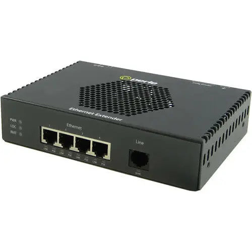Perle eXP-4S1110PE-RJ-XT Network Extender with Gigabit Ethernet and PoE+