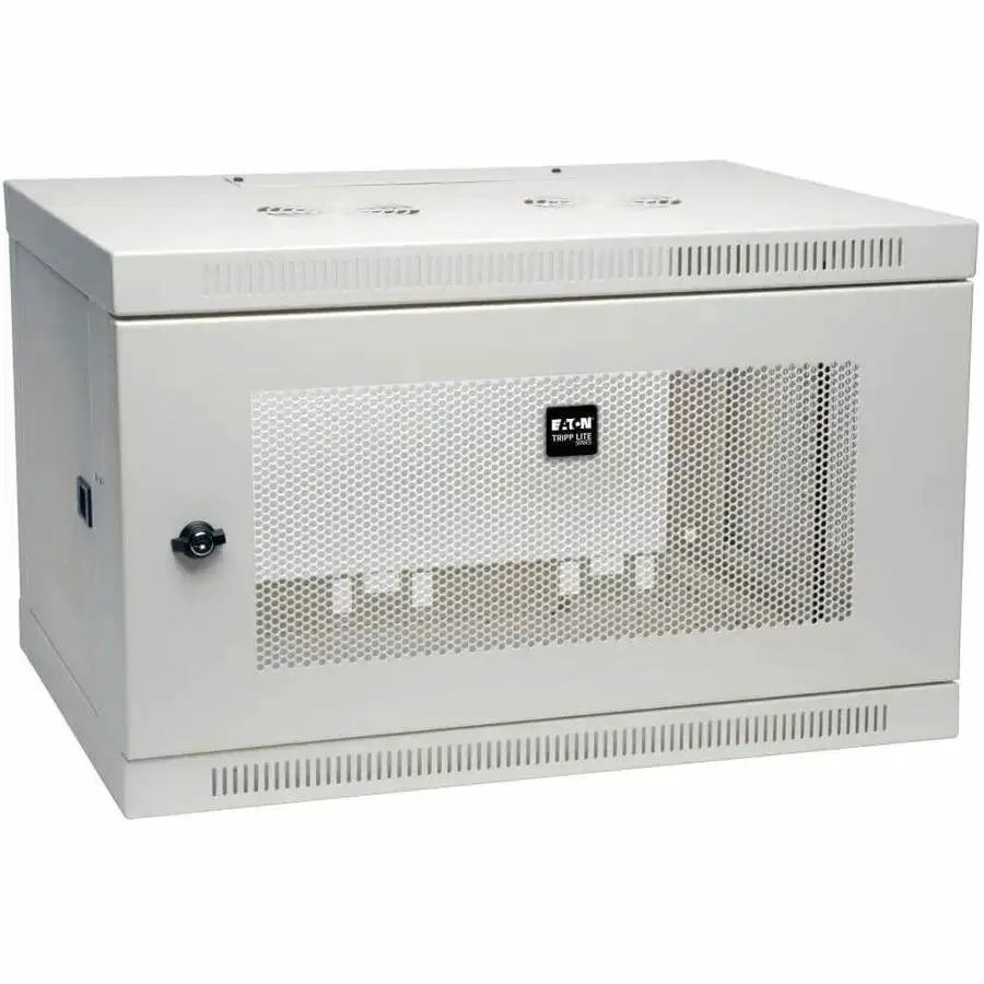 Eaton Tripp Lite Series SmartRack 6U Wall-Mount Rack Enclosure Cabinet, White by Eaton Corporation