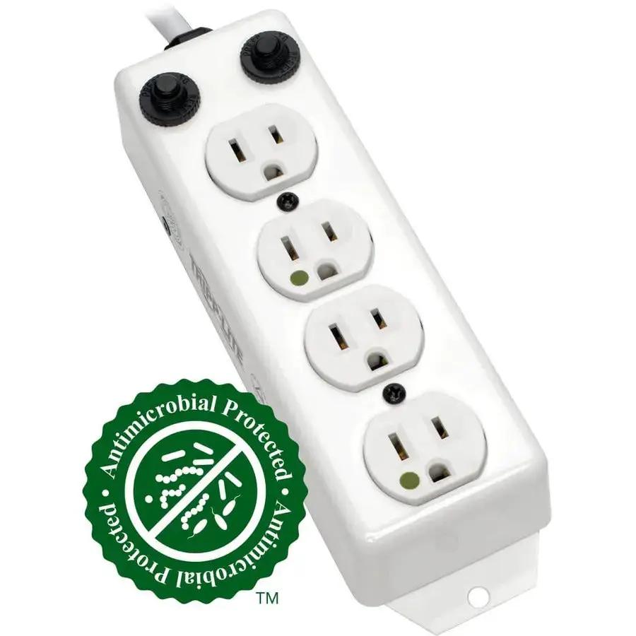 Eaton Tripp Lite Series PS-402-HG-OEM Medical-Grade Power Strip with 4 Hospital-Grade Outlets and Anti-Microbial Coating by Eaton Corporation