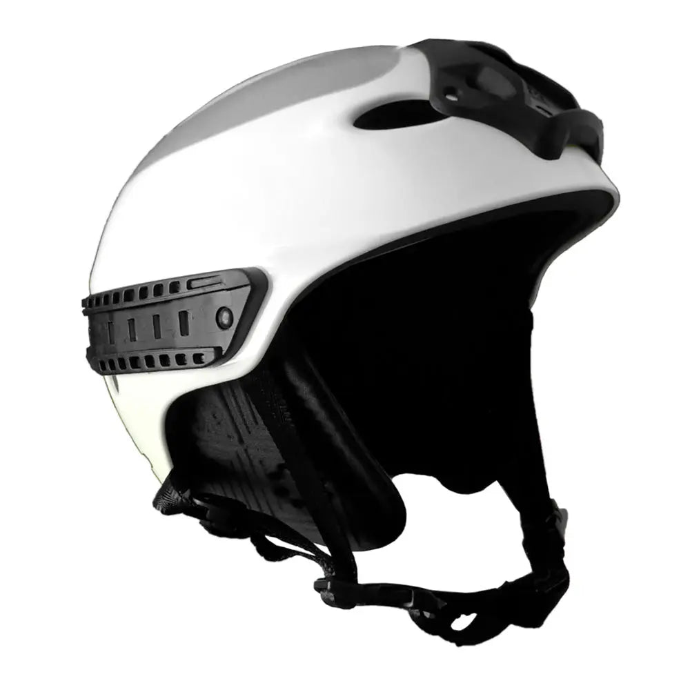 First Watch Water Helmet L/XL White - Lightweight Impact-Resistant Safety Helmet with Adjustable Fit and Mounting Accessories