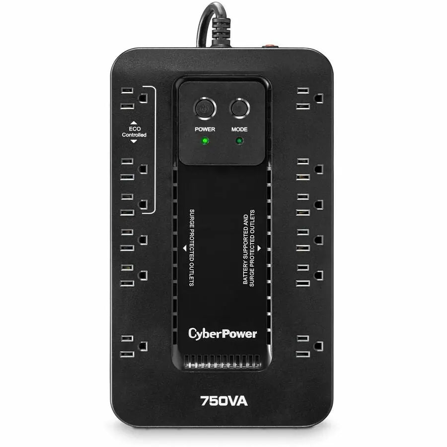CyberPower EC750G Ecologic Standby UPS System for Home and Office